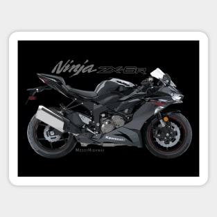 Kawasaki Ninja ZX-6R 20 black, sl Magnet